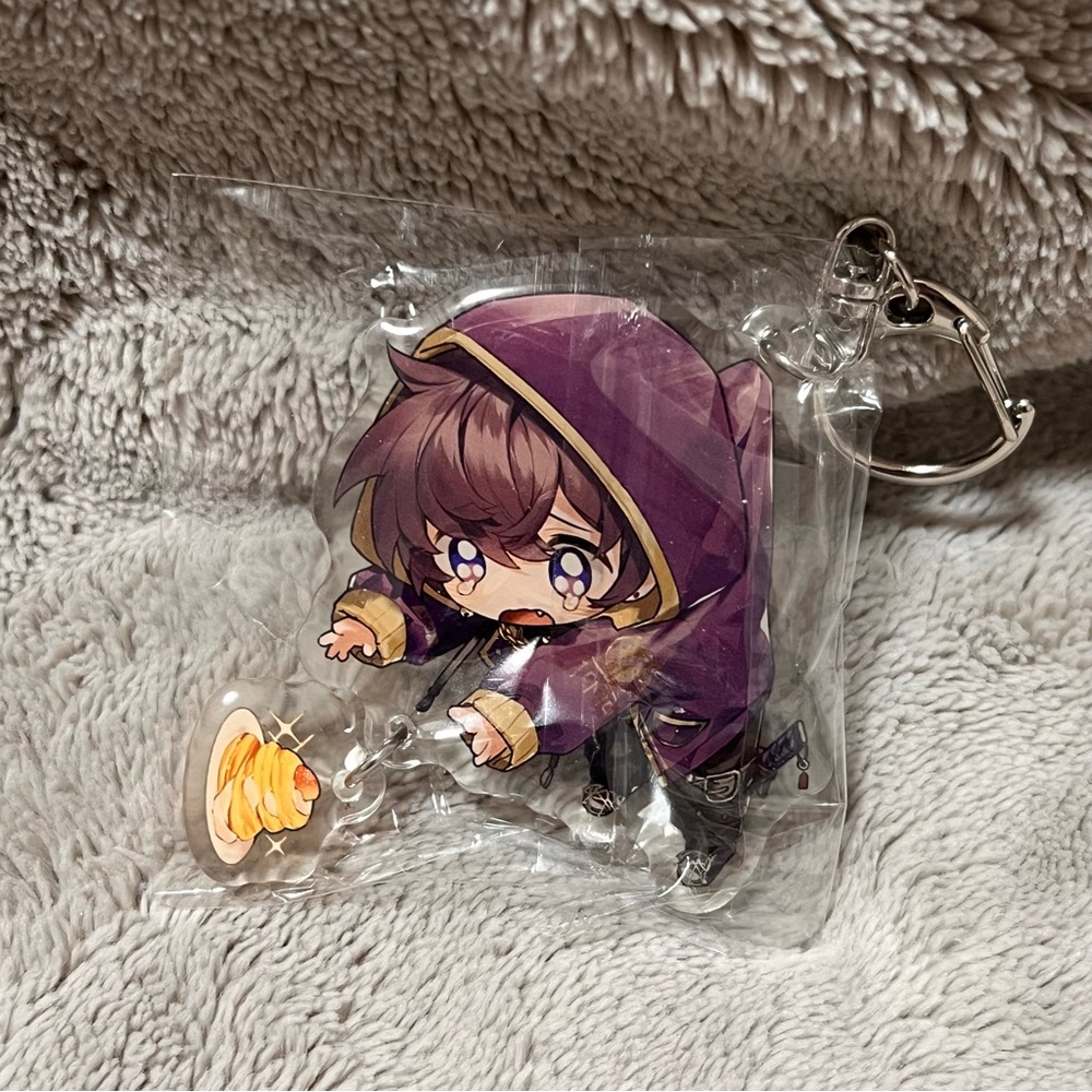 Vtuber Shxtou Shoto Pancake Keychain